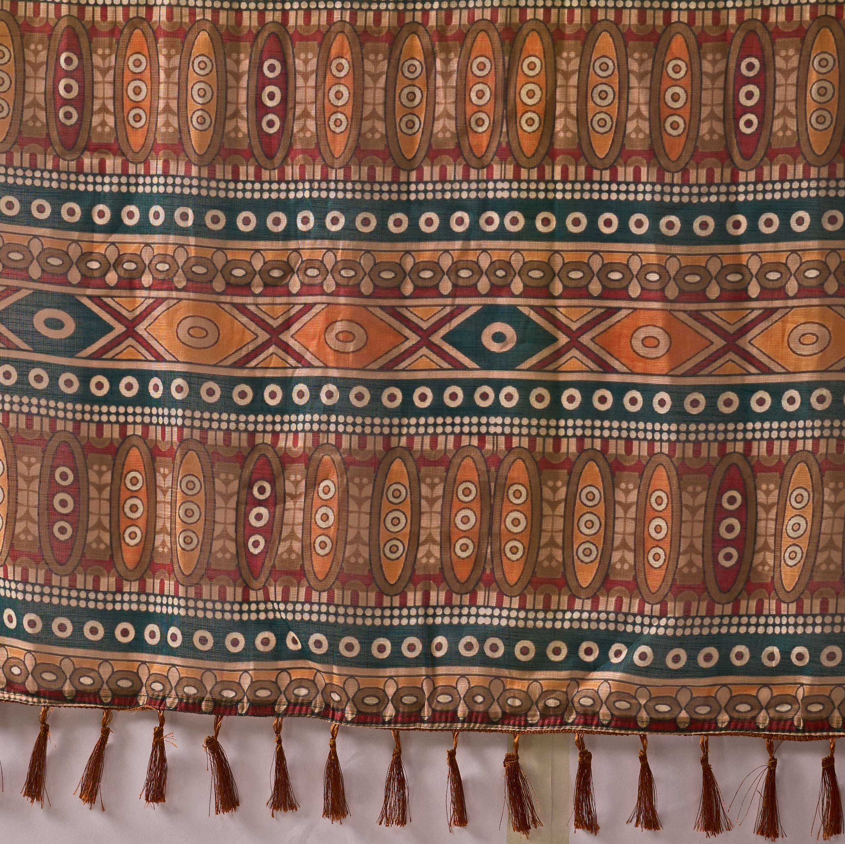 Linen Cotton Saree with Beautiful floral pattern