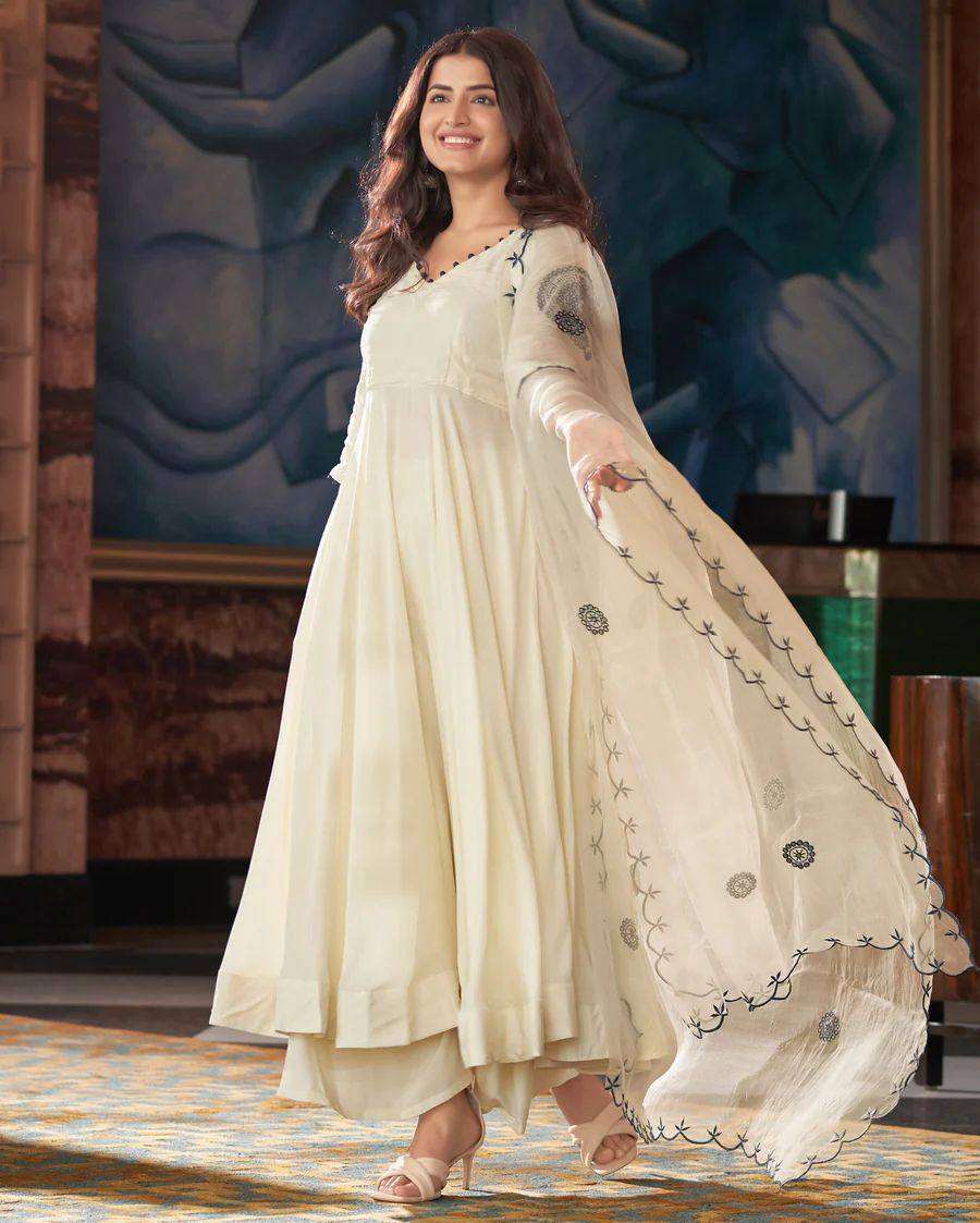 Georgette Anarkali Gown