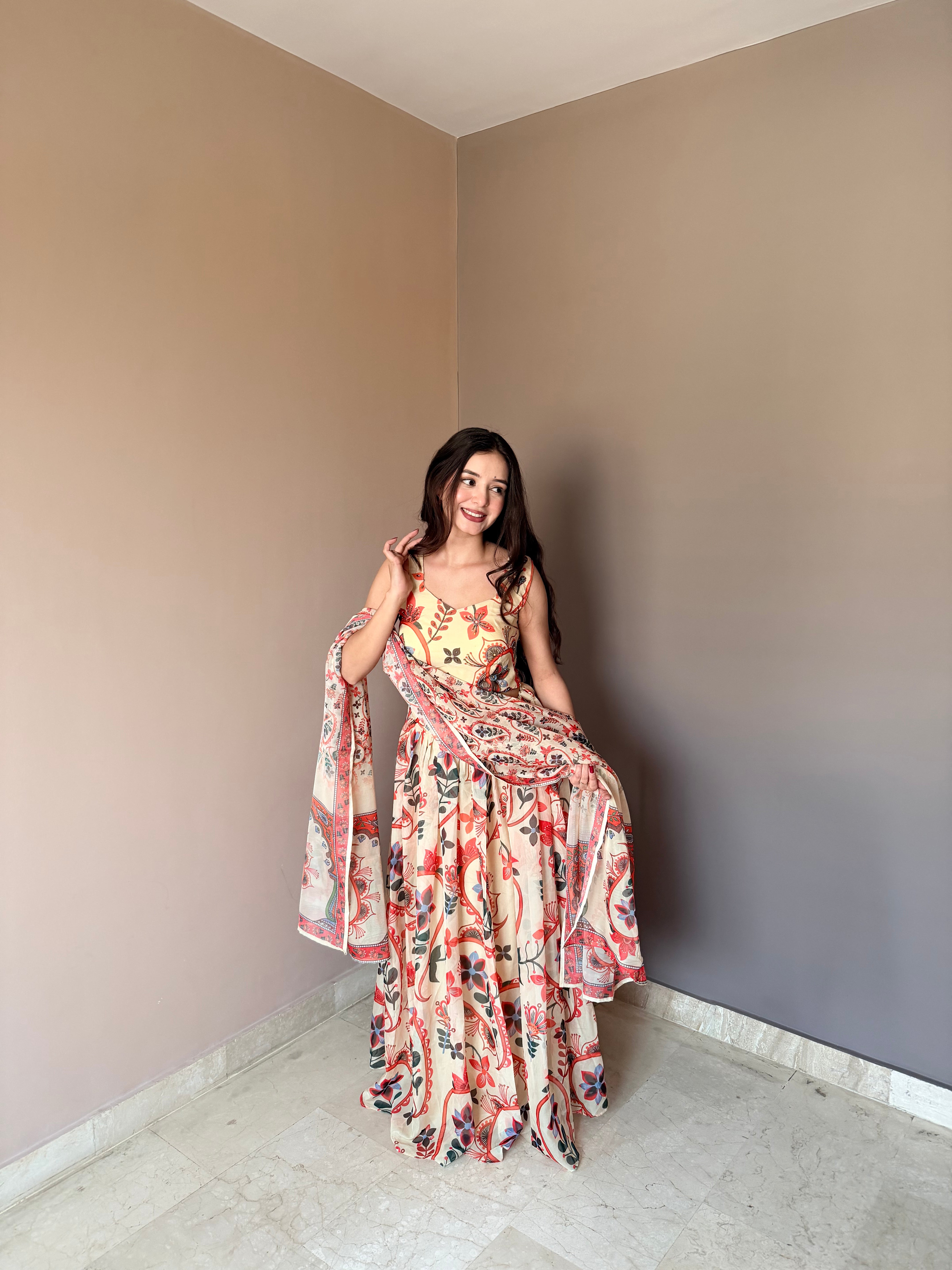 High-End Designer Floral Lehenga Set with Luxe Finish