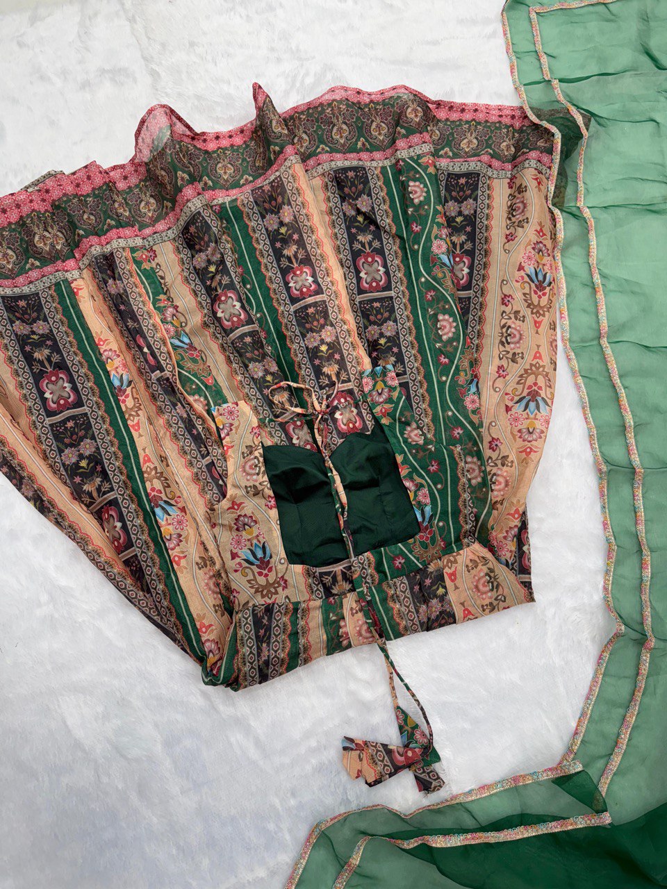 pure georgette Anarkali Gown