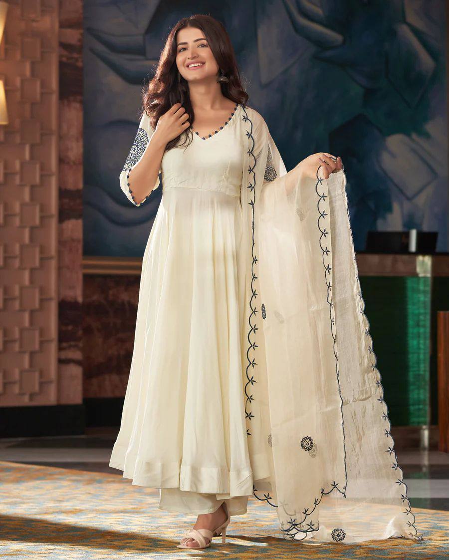 Georgette Anarkali Gown