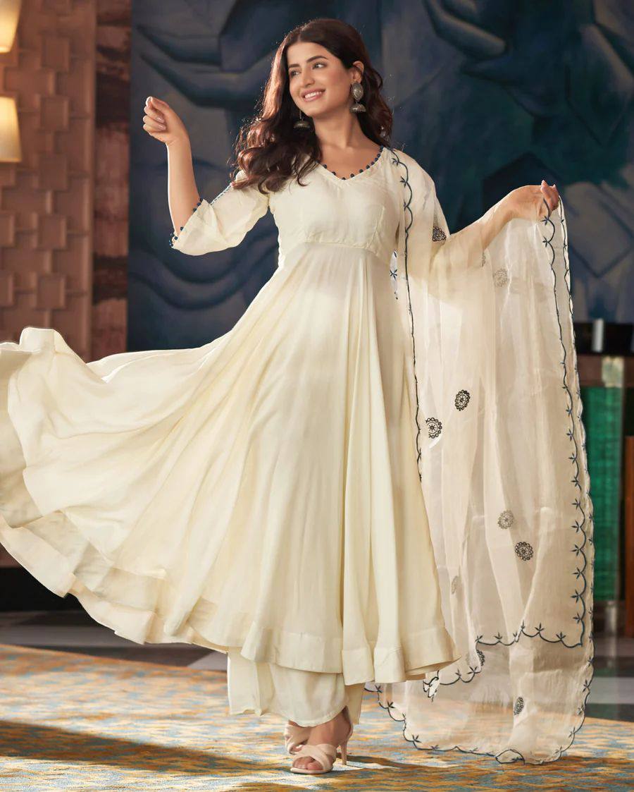 Georgette Anarkali Gown