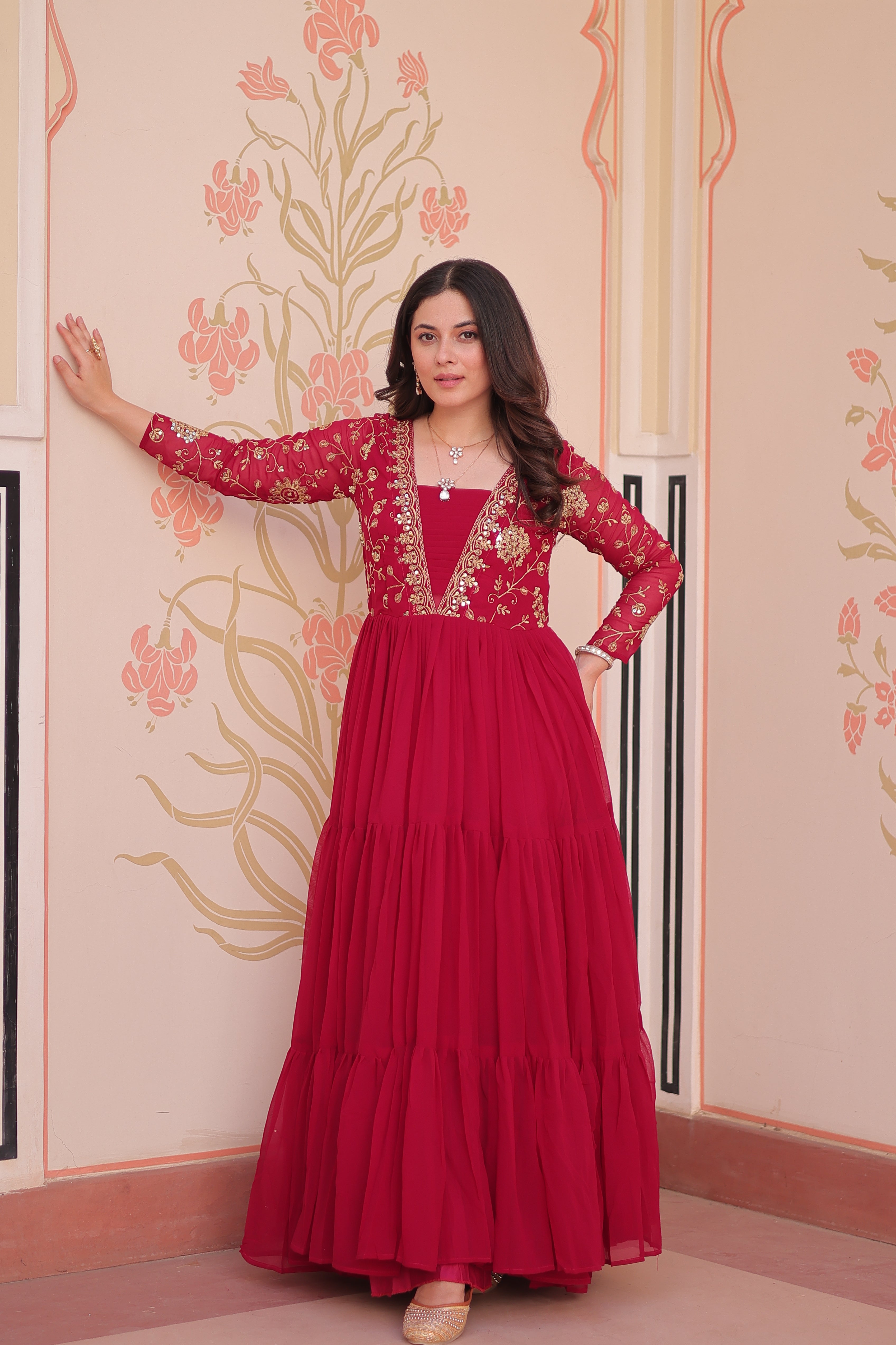 Sitara Bloom Anarkali Gown