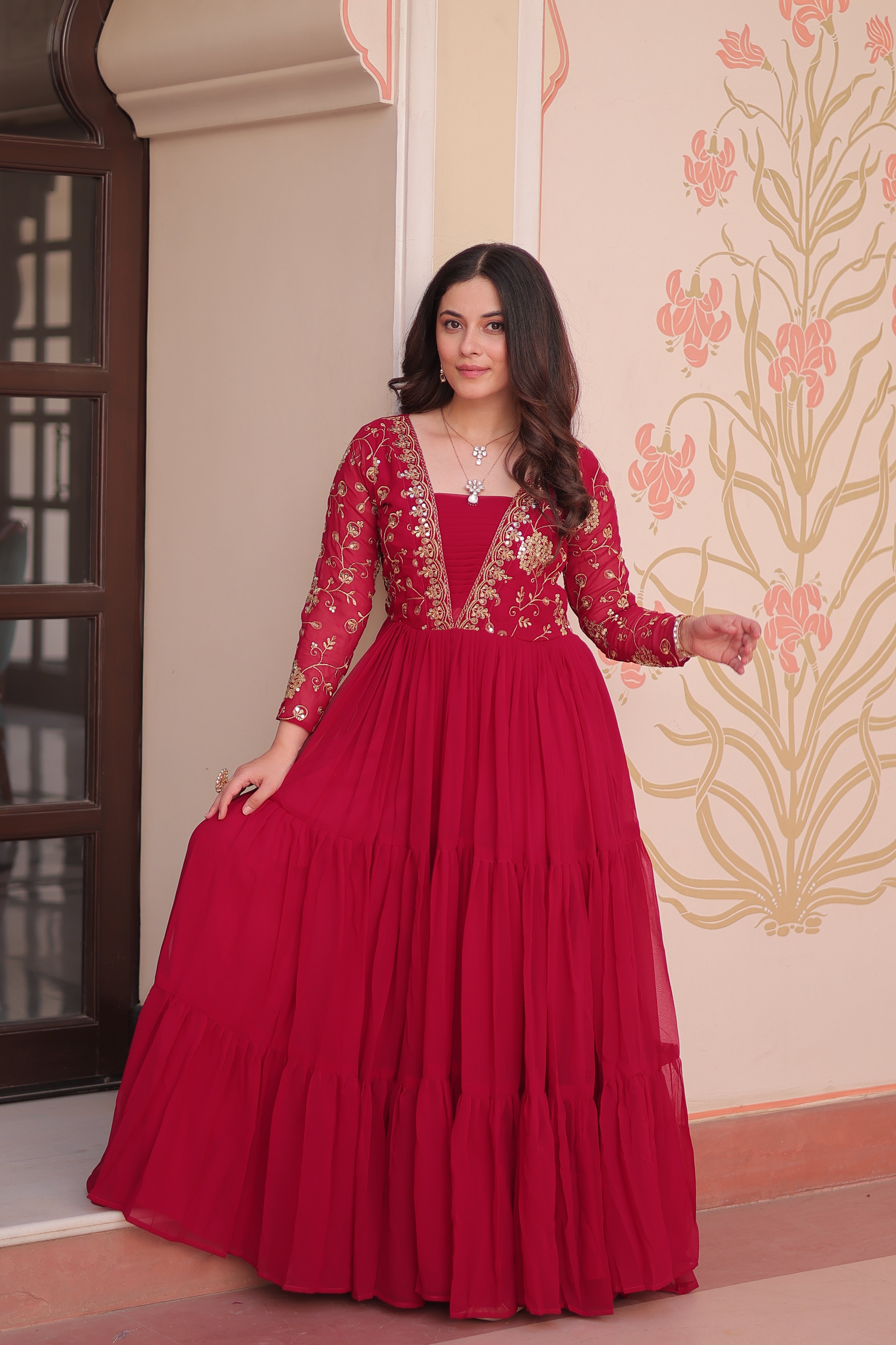 Sitara Bloom Anarkali Gown