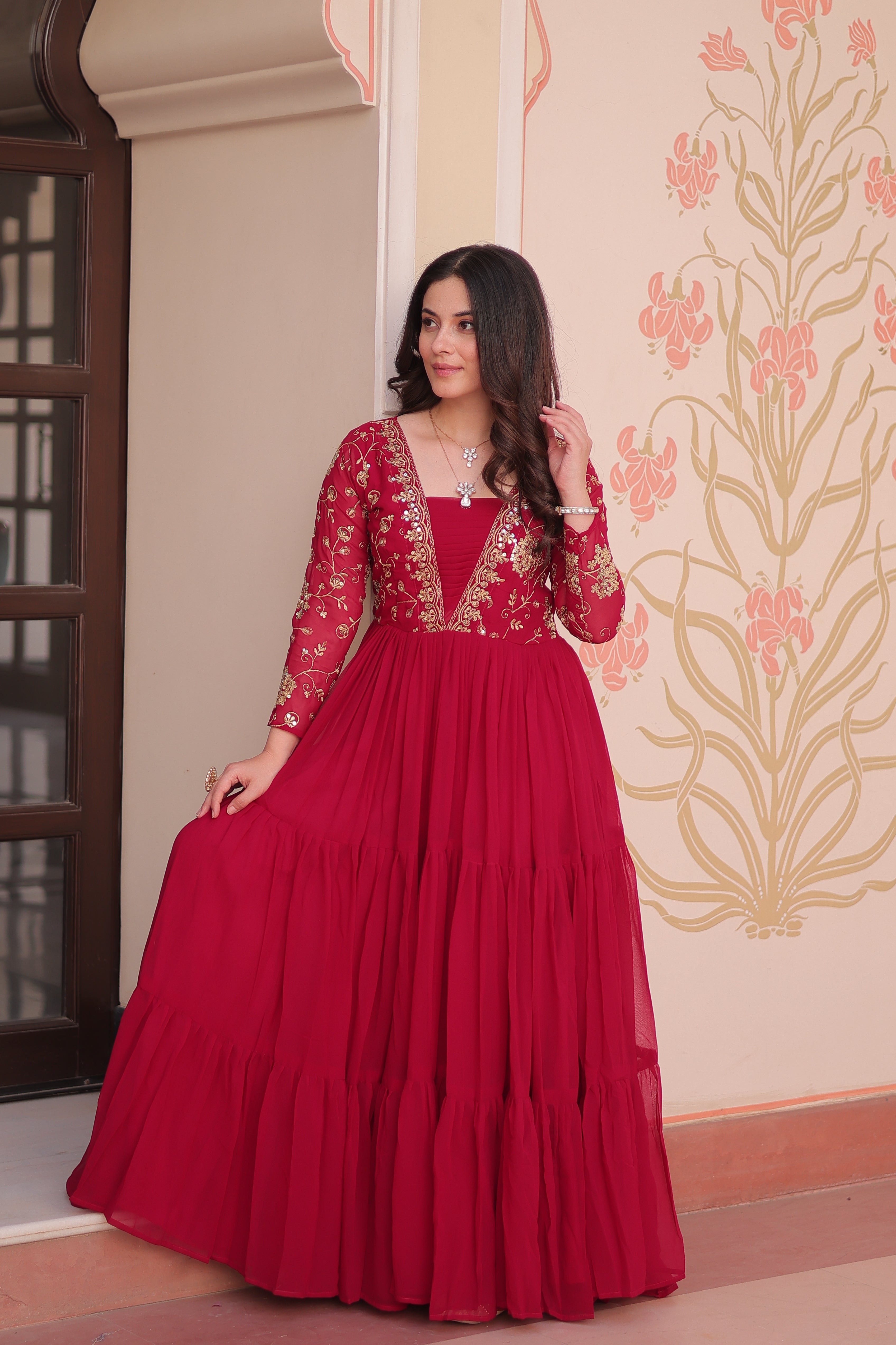 Sitara Bloom Anarkali Gown