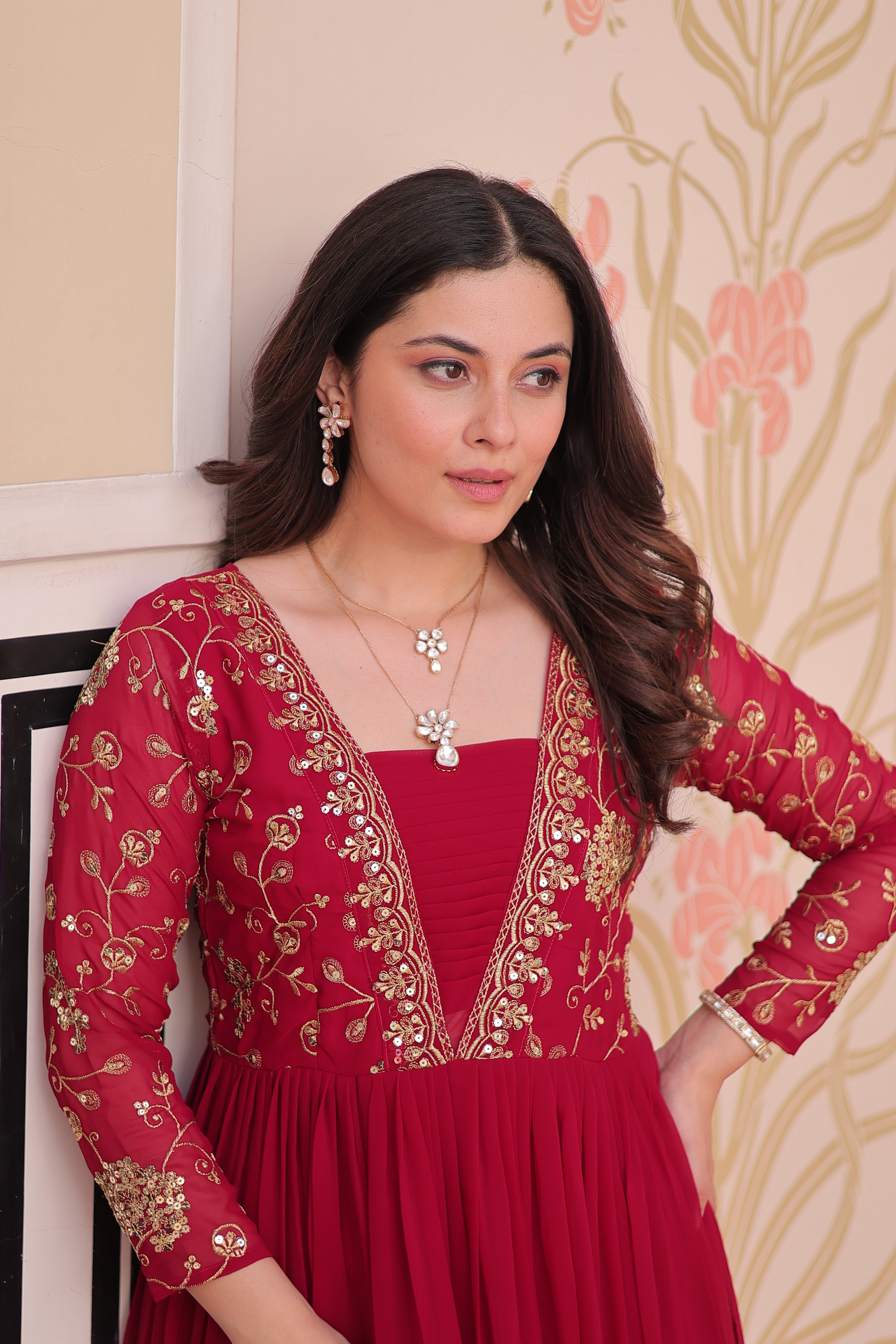 Sitara Bloom Anarkali Gown