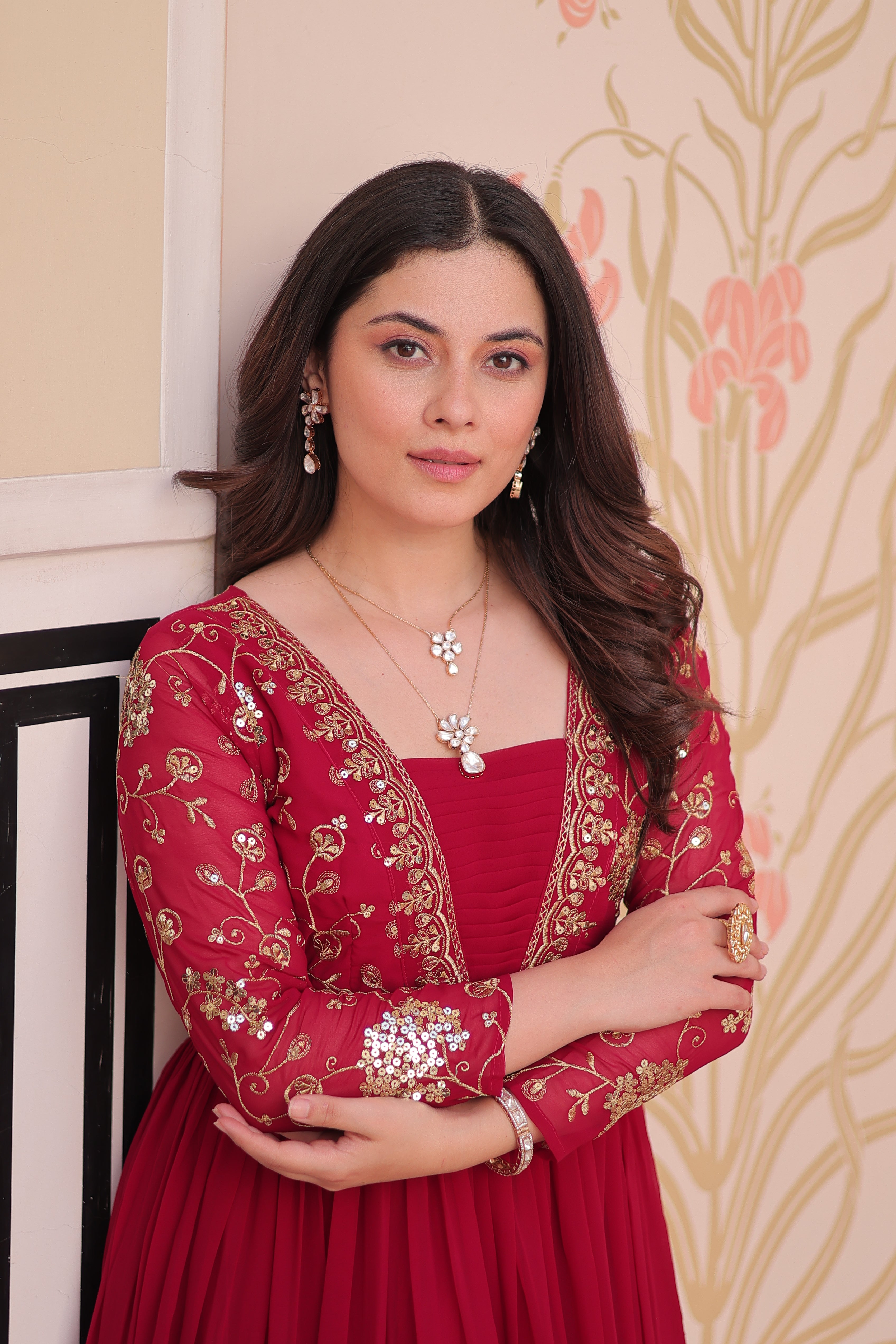 Sitara Bloom Anarkali Gown