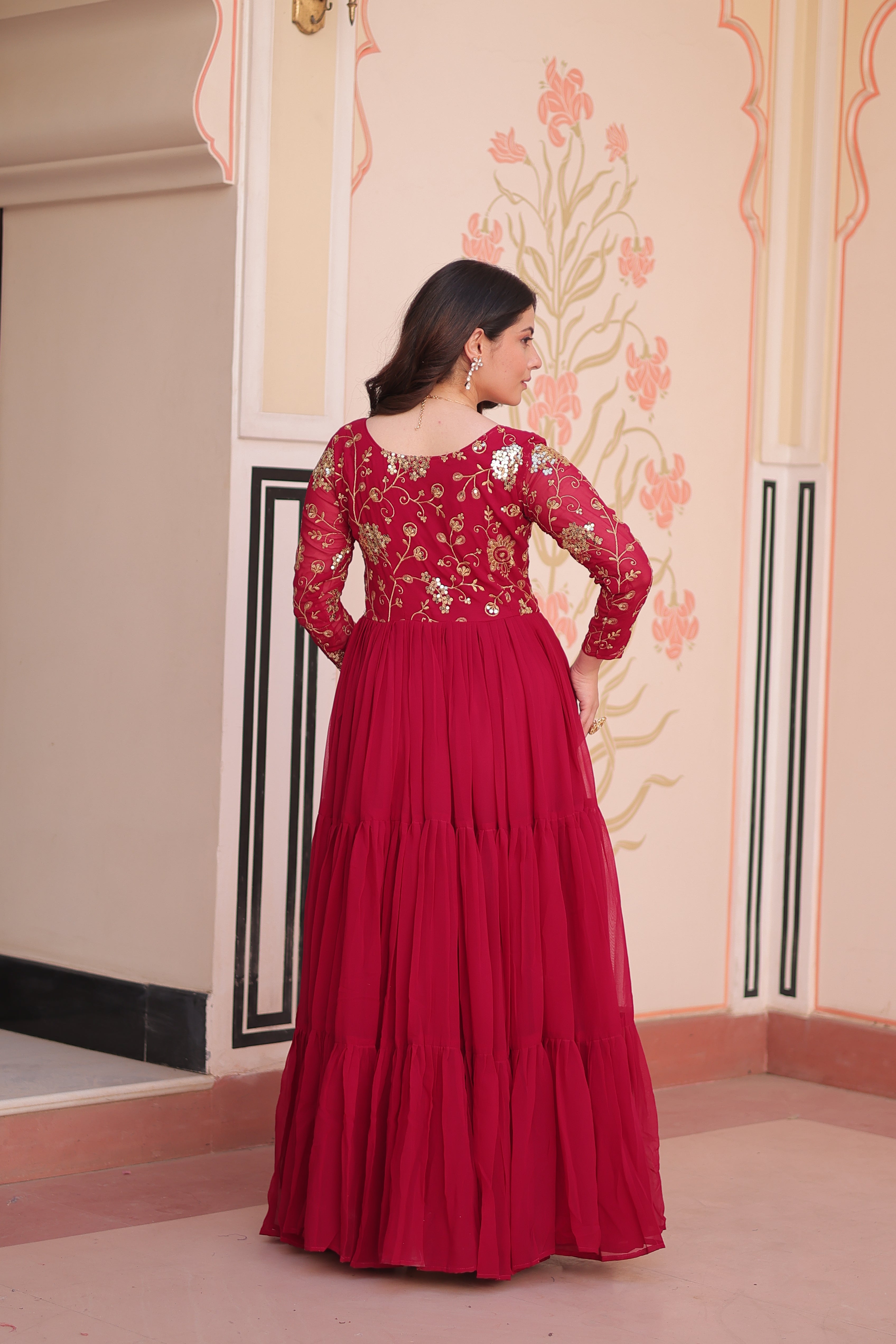 Sitara Bloom Anarkali Gown