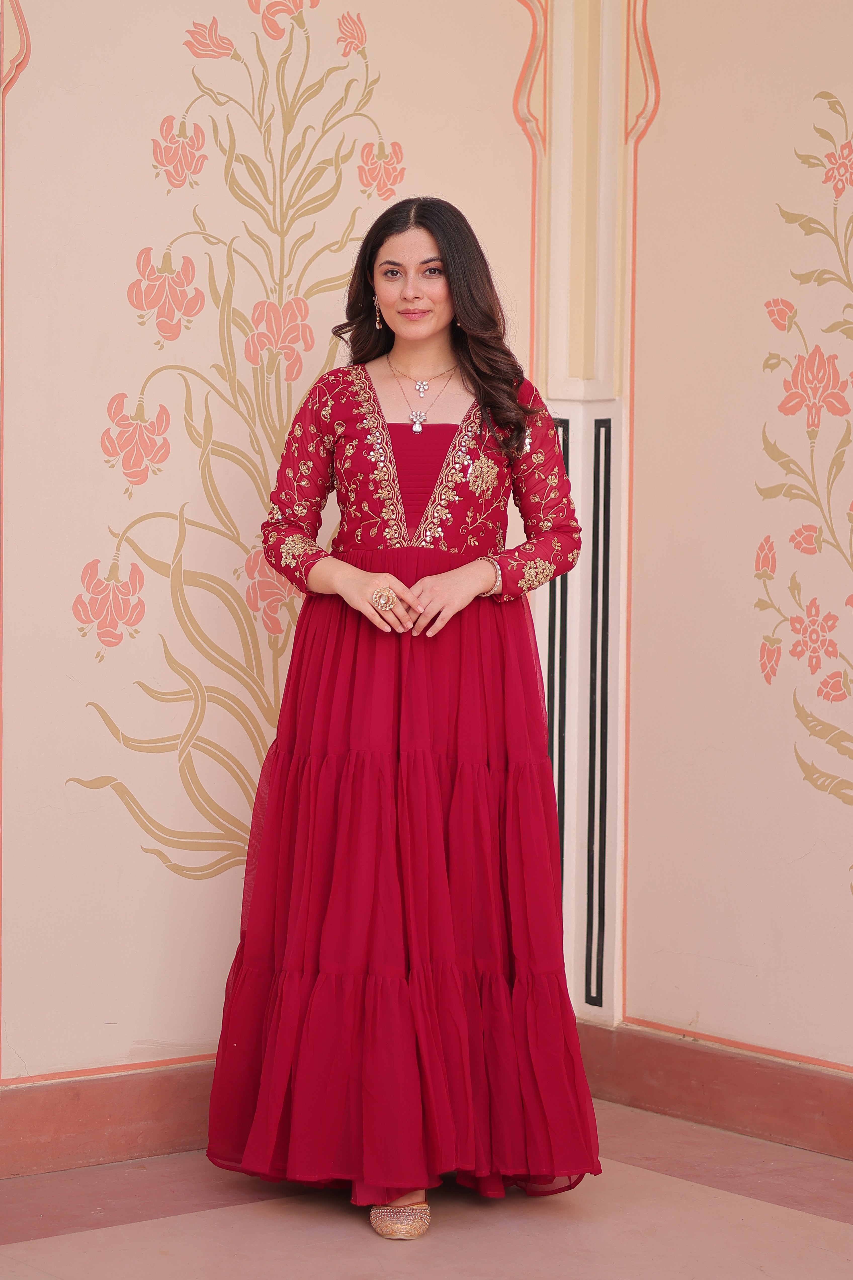 Sitara Bloom Anarkali Gown
