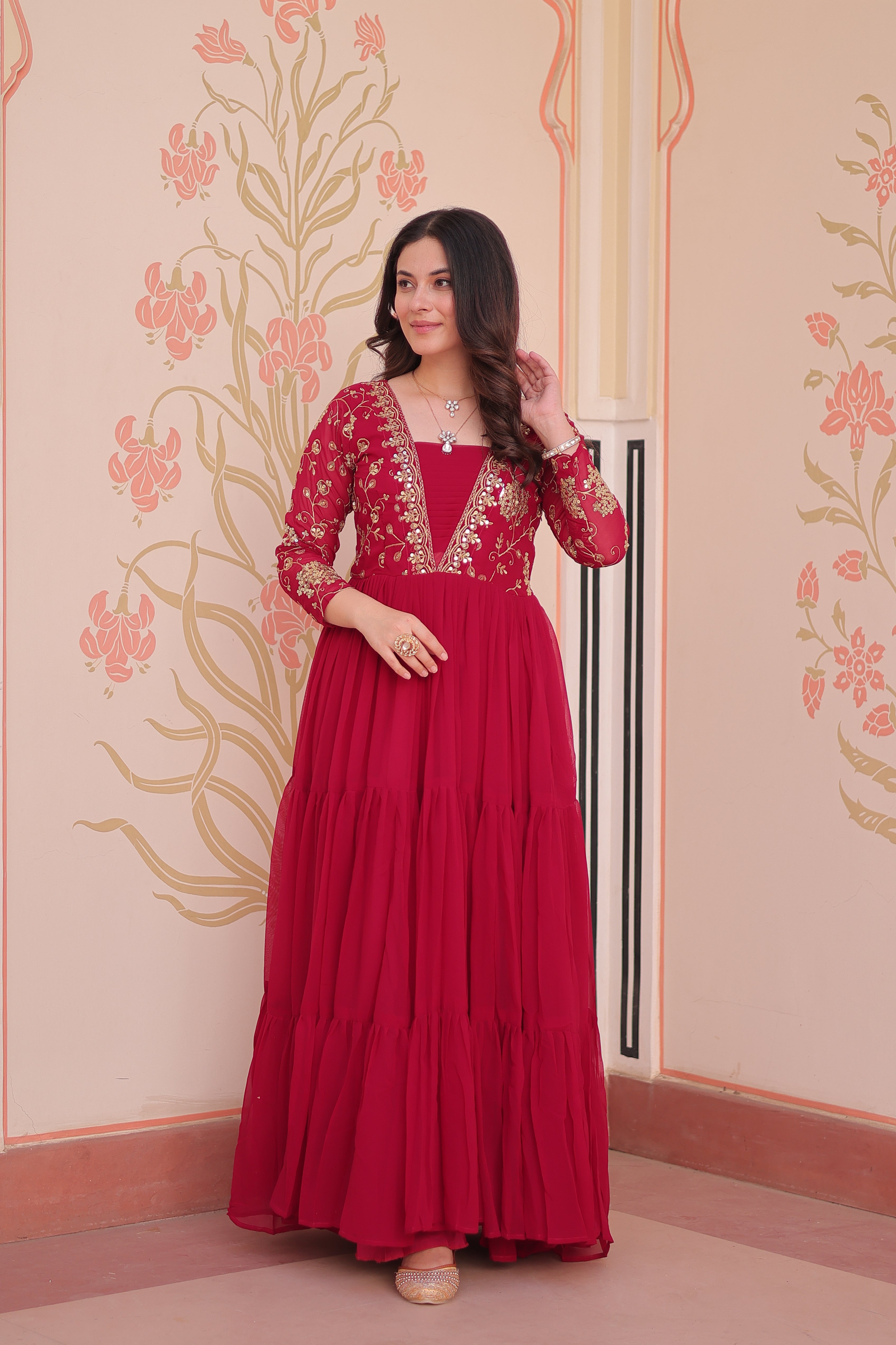 Sitara Bloom Anarkali Gown