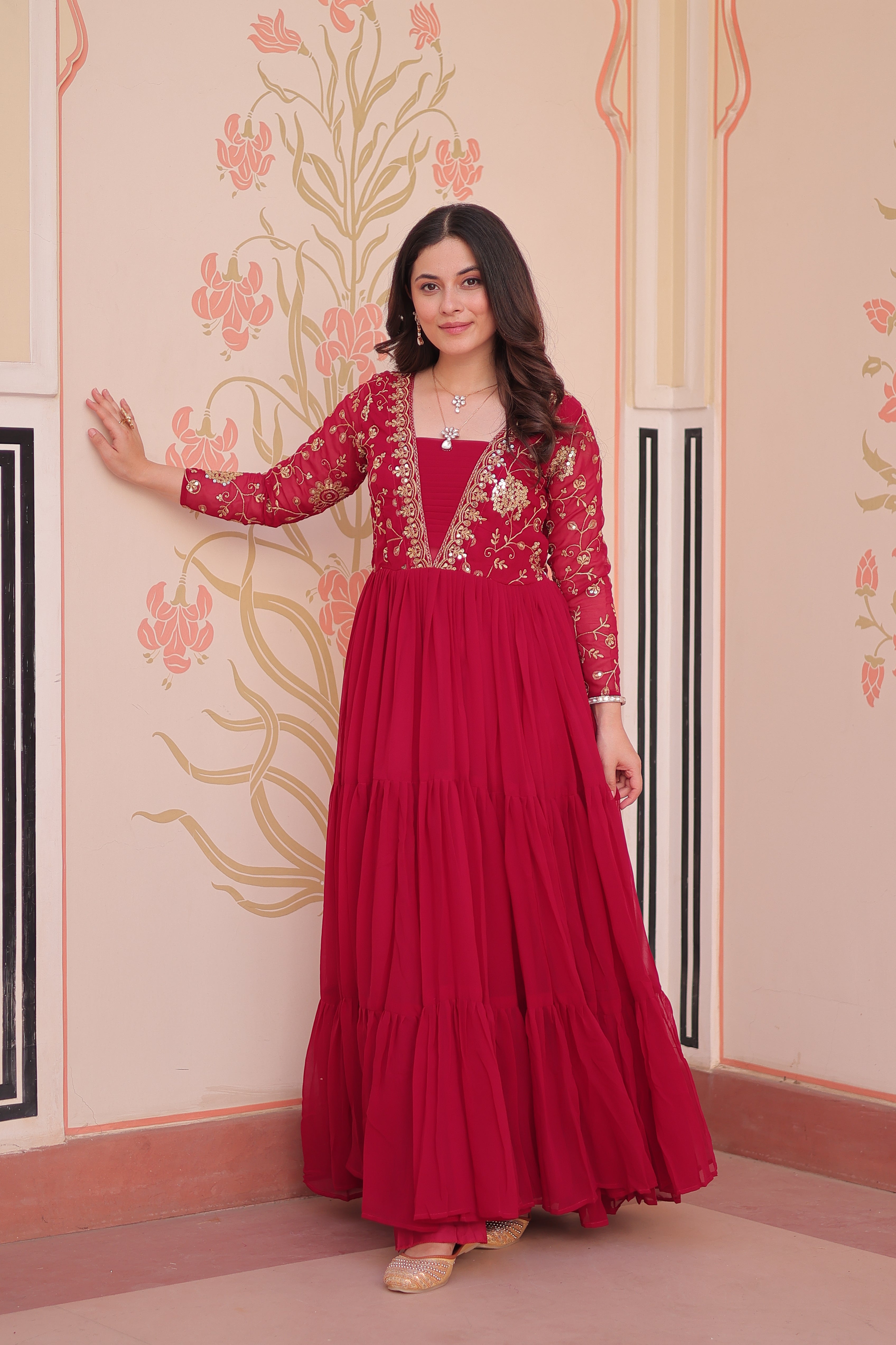 Sitara Bloom Anarkali Gown
