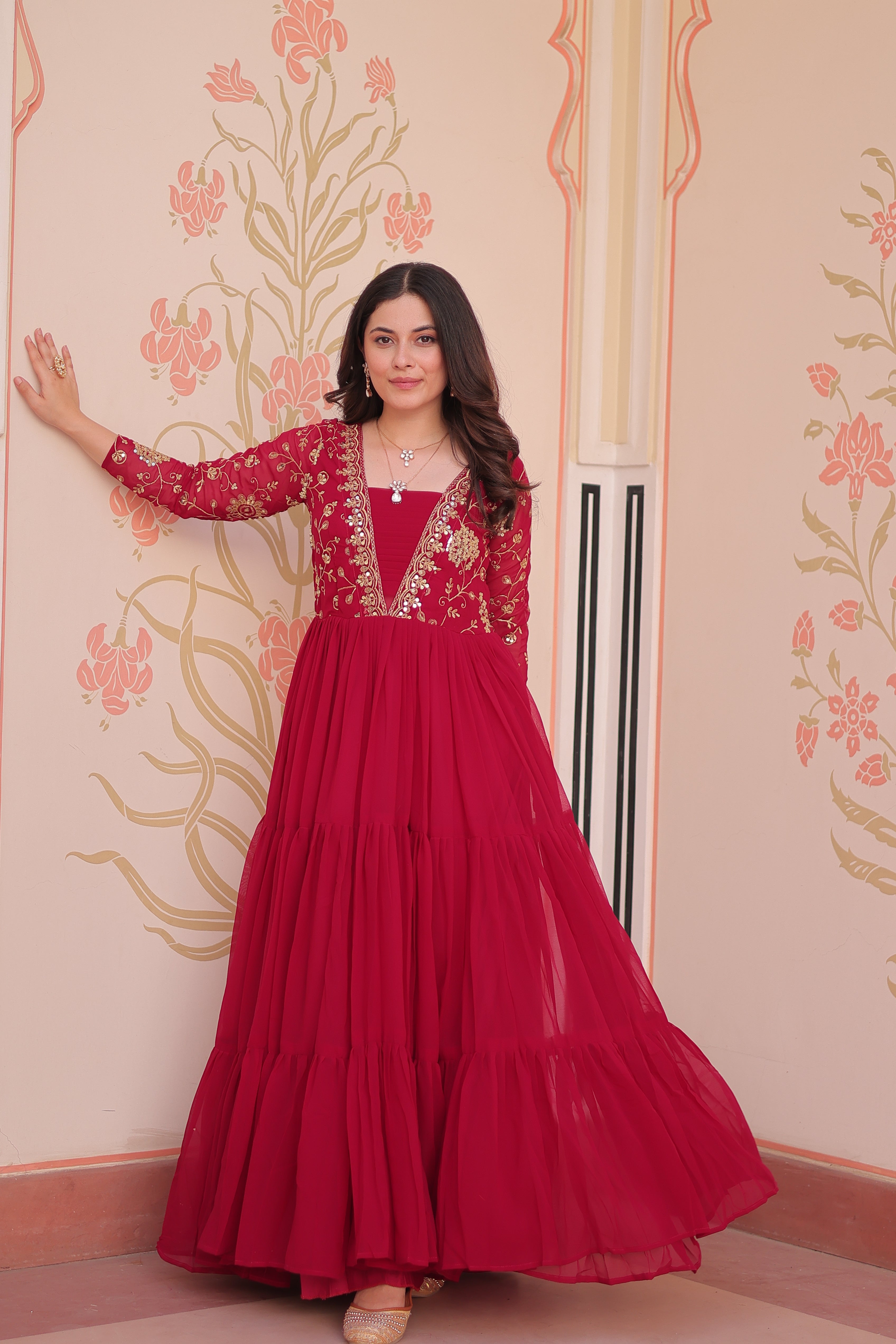 Sitara Bloom Anarkali Gown