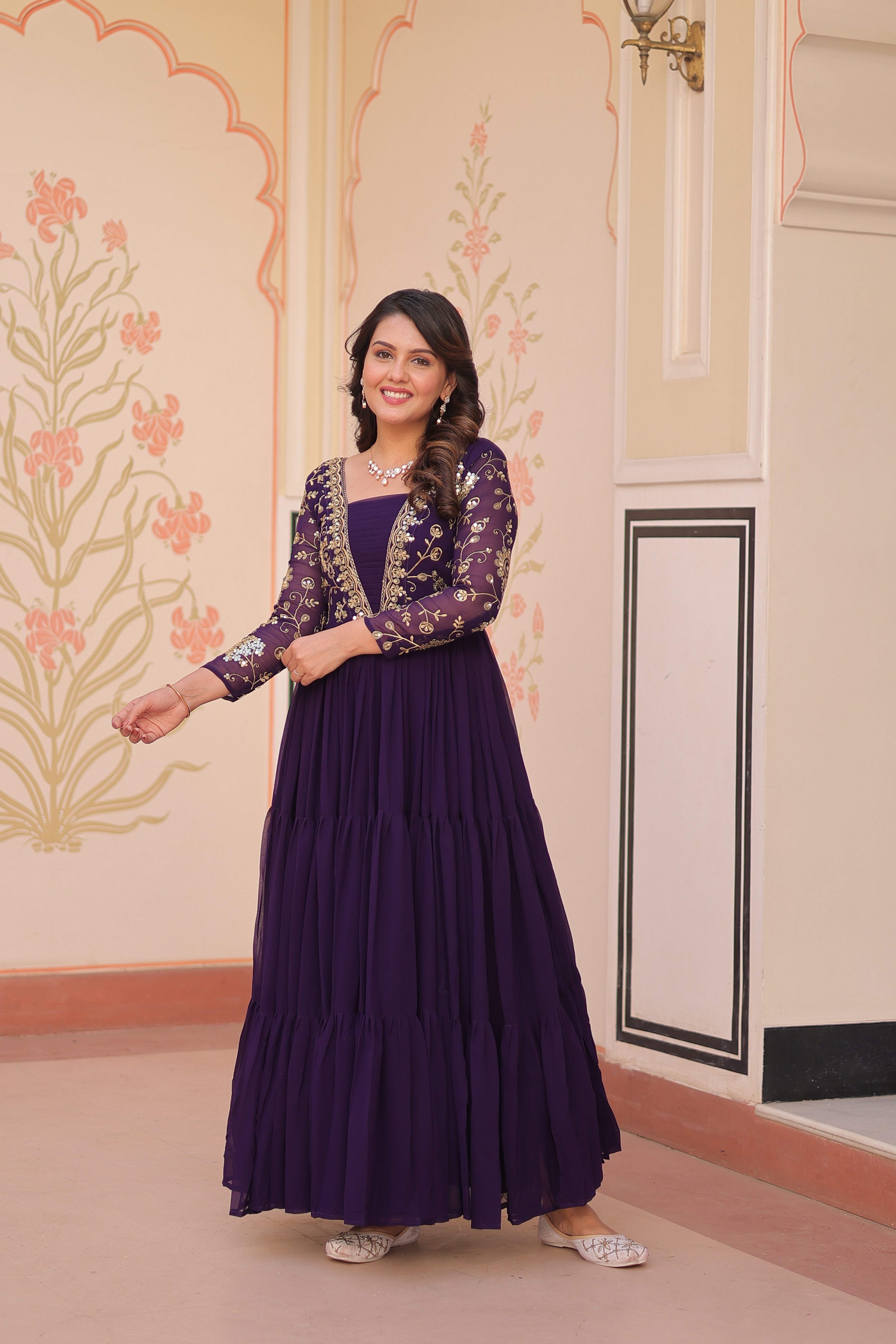 Sitara Bloom Anarkali Gown
