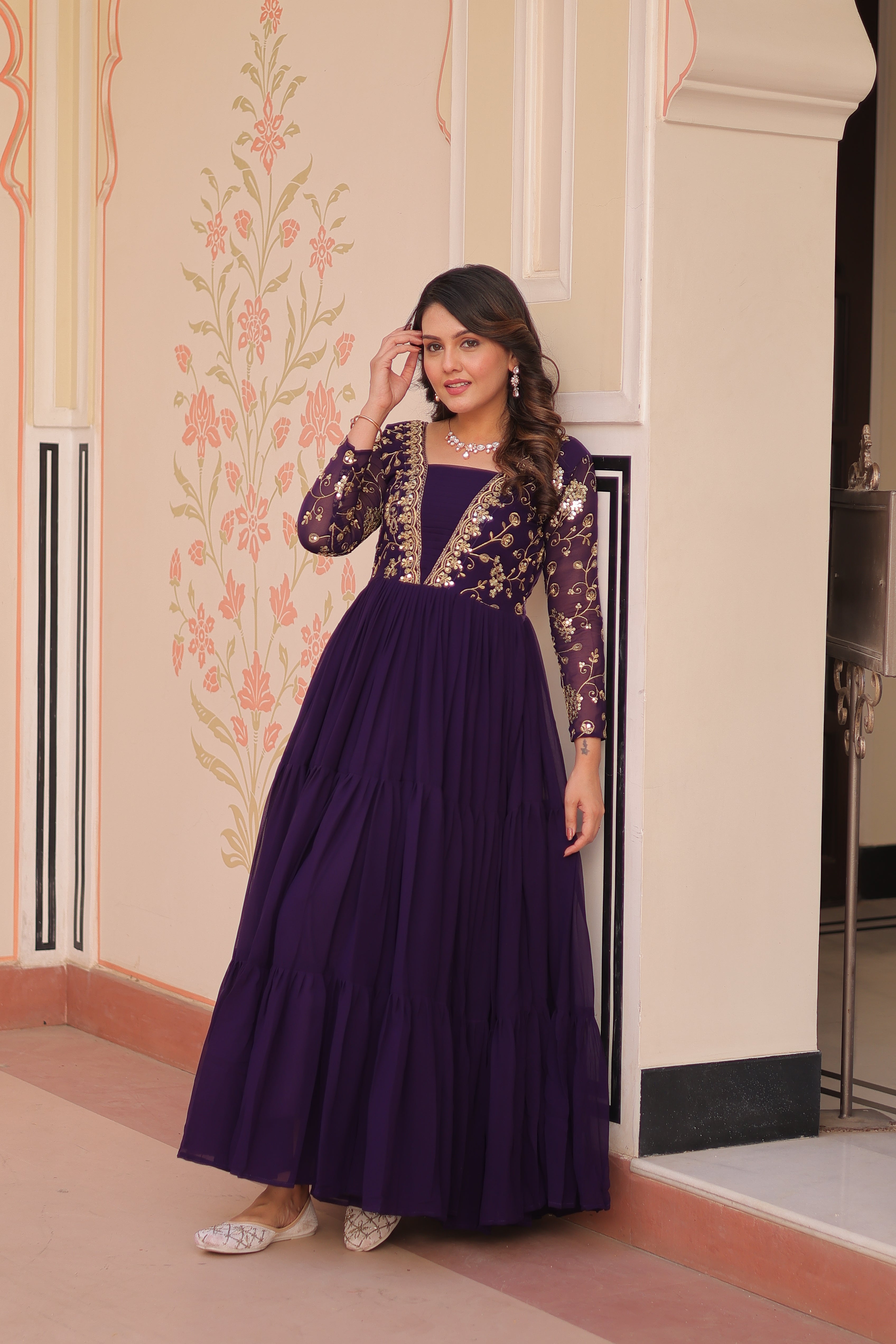 Sitara Bloom Anarkali Gown