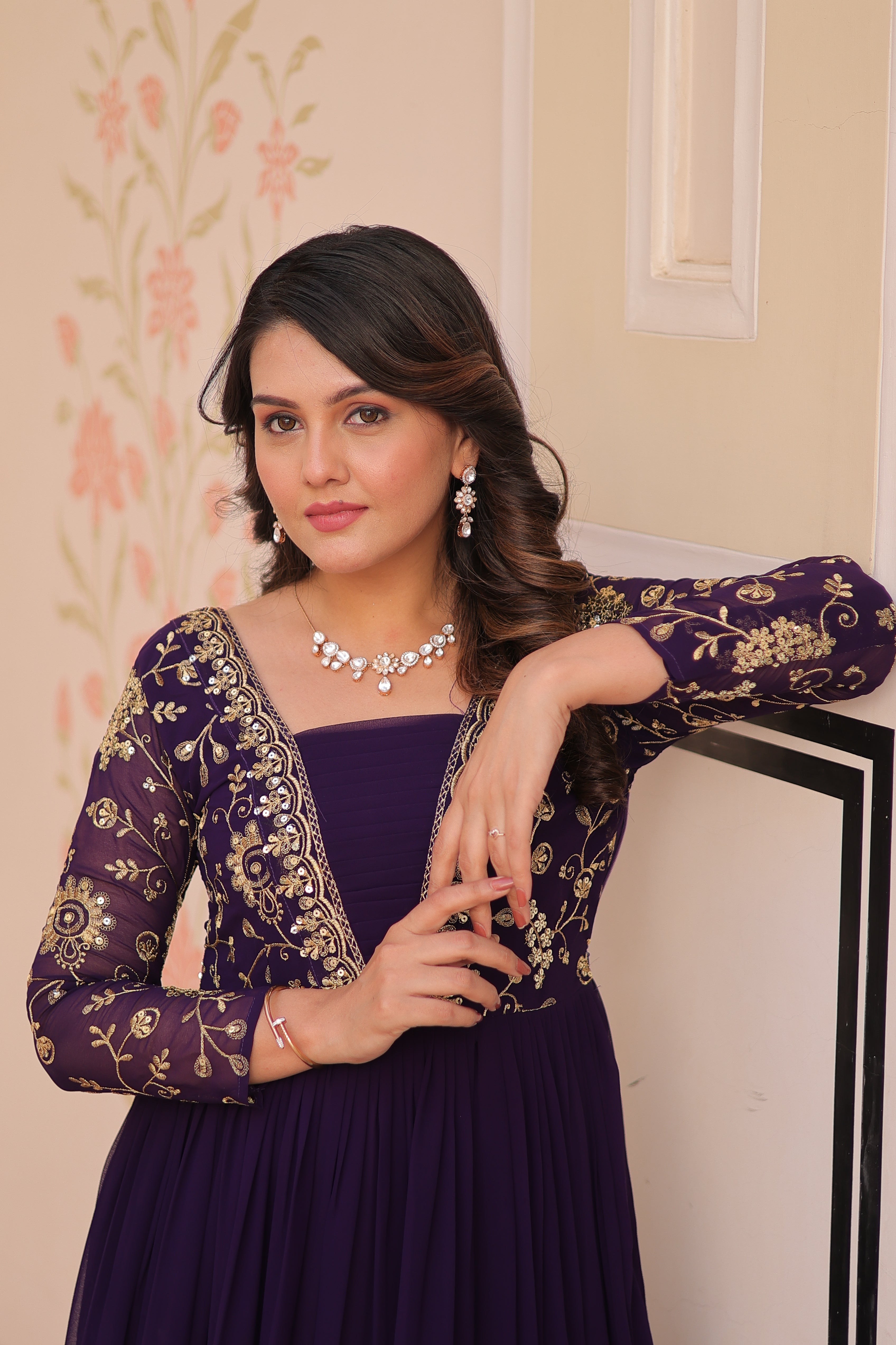 Sitara Bloom Anarkali Gown