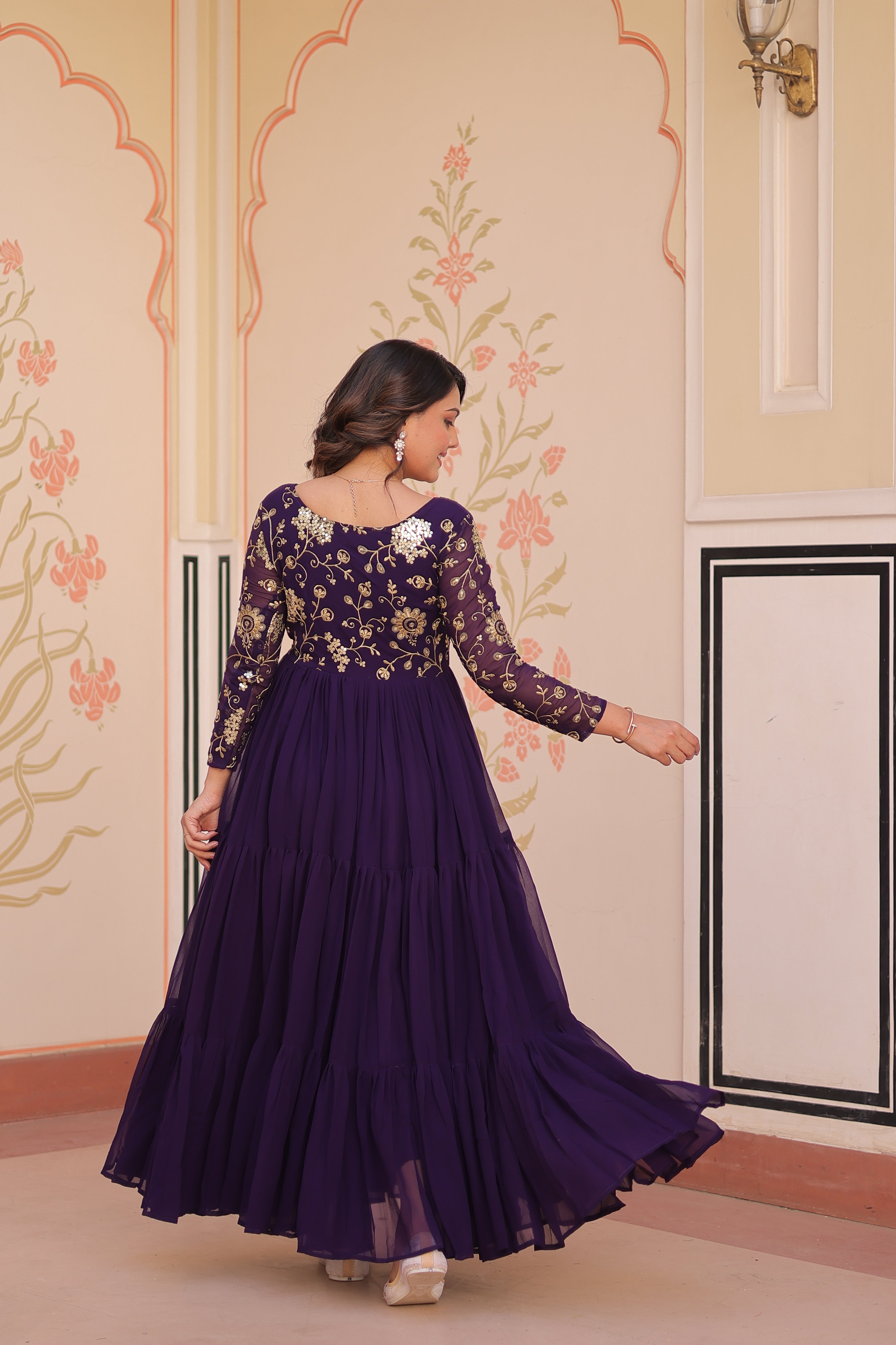 Sitara Bloom Anarkali Gown