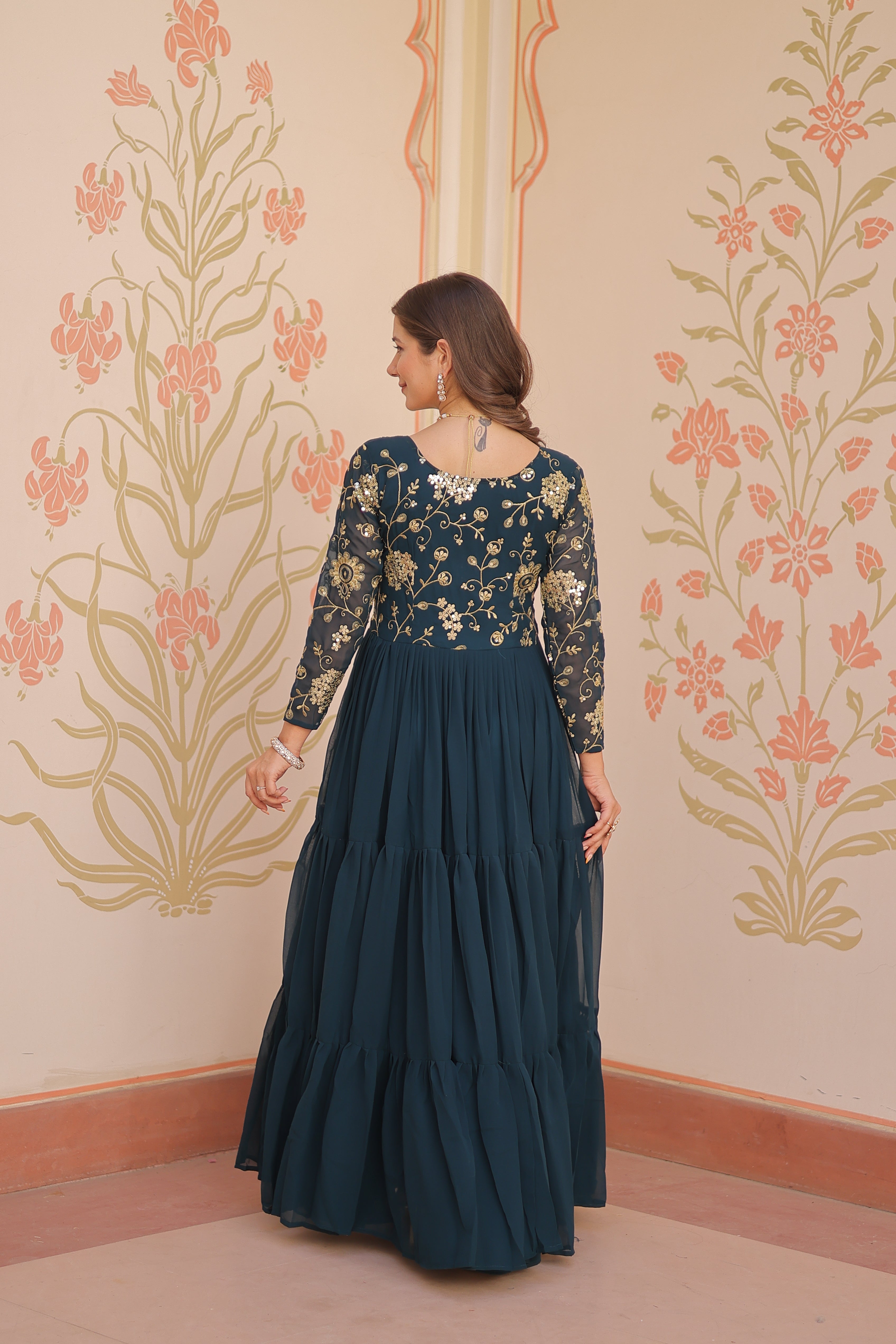 Sitara Bloom Anarkali Gown