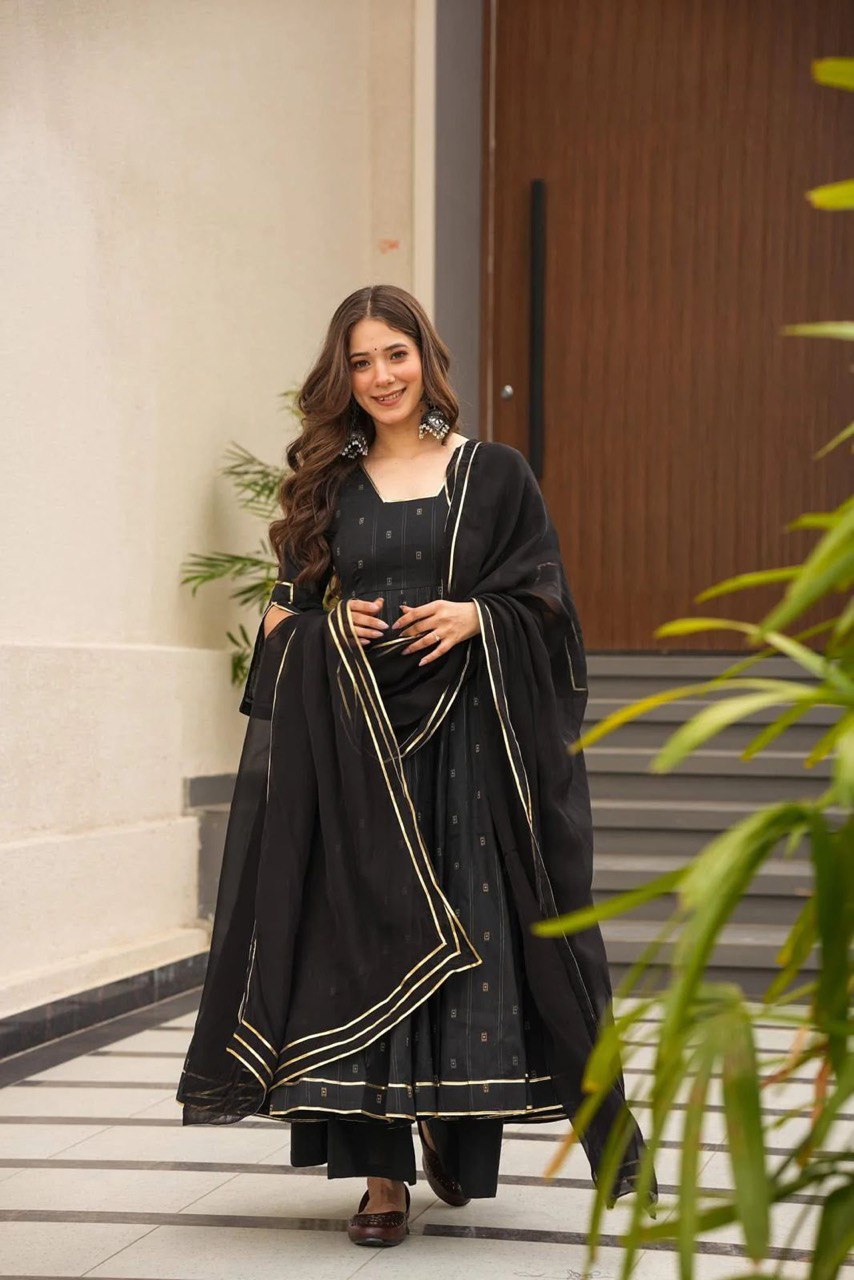Georgette Anarkali Gown