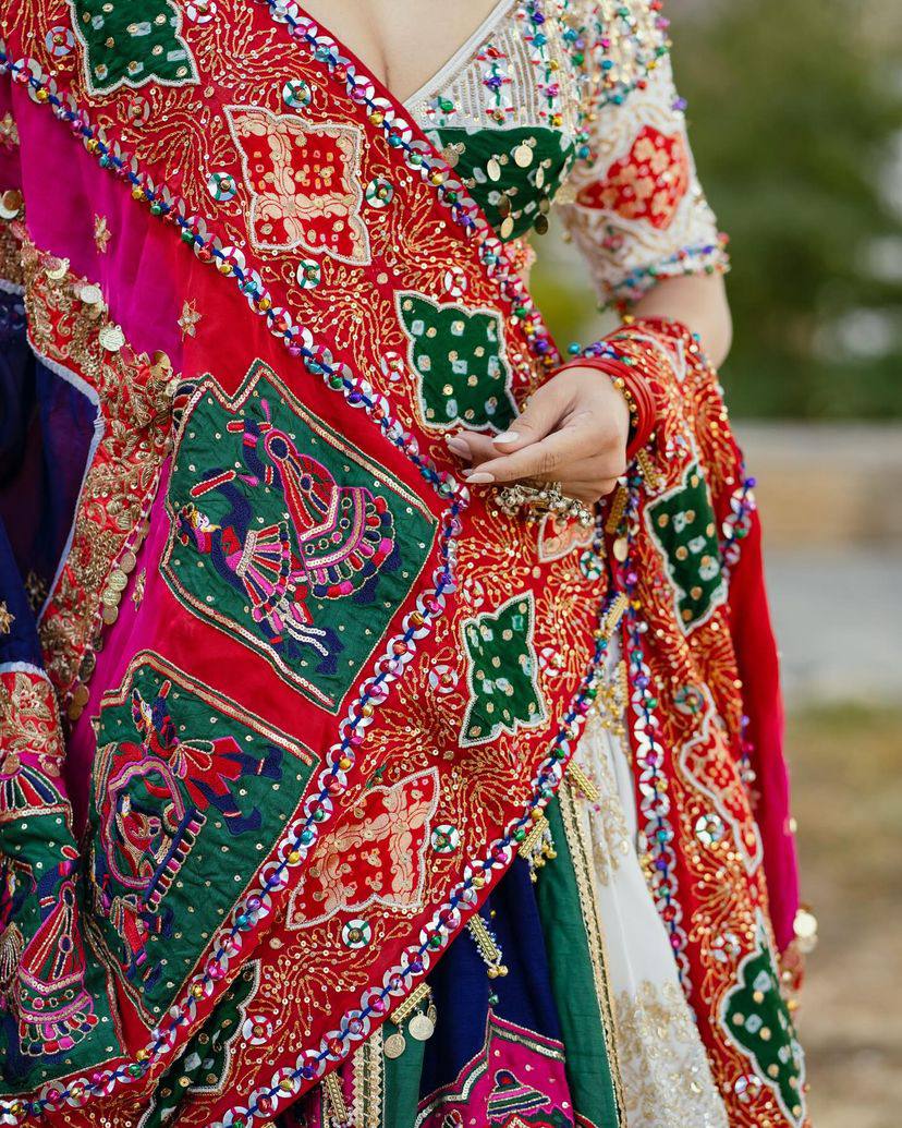 NEW DESIGNER PRINTED LAHENGA CHOLI
