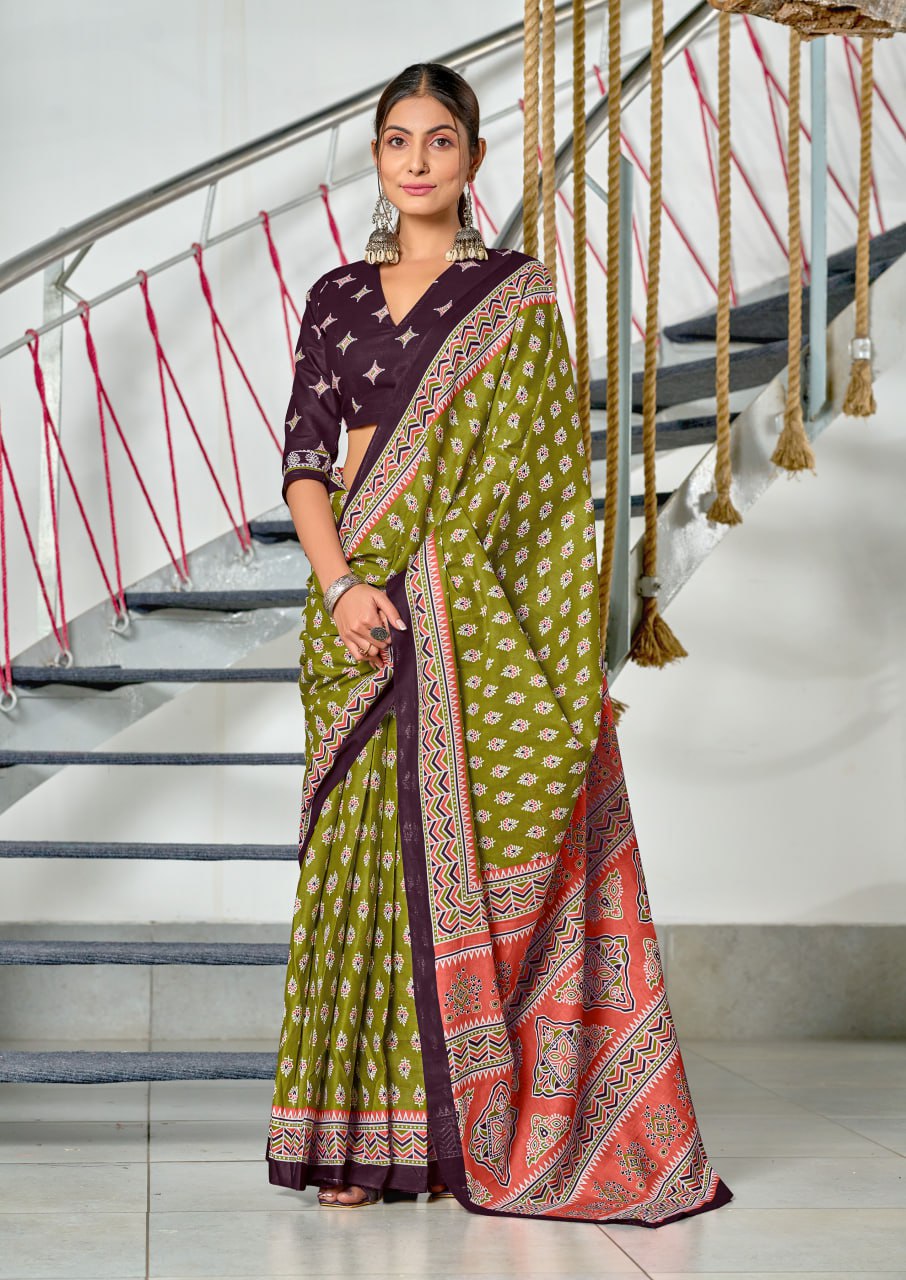 New Demanding Ajrakh Design Lunching