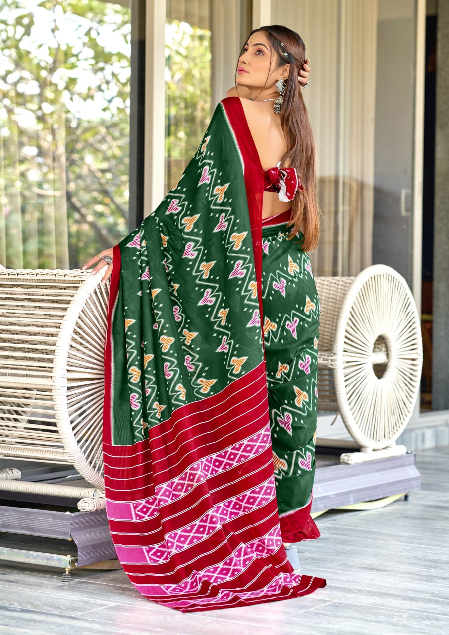 HAND BLOCK PRINT MULMUL COTTON SAREES