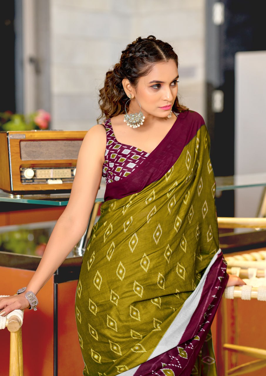 HAND BLOCK PRINT MULMUL COTTON SAREES