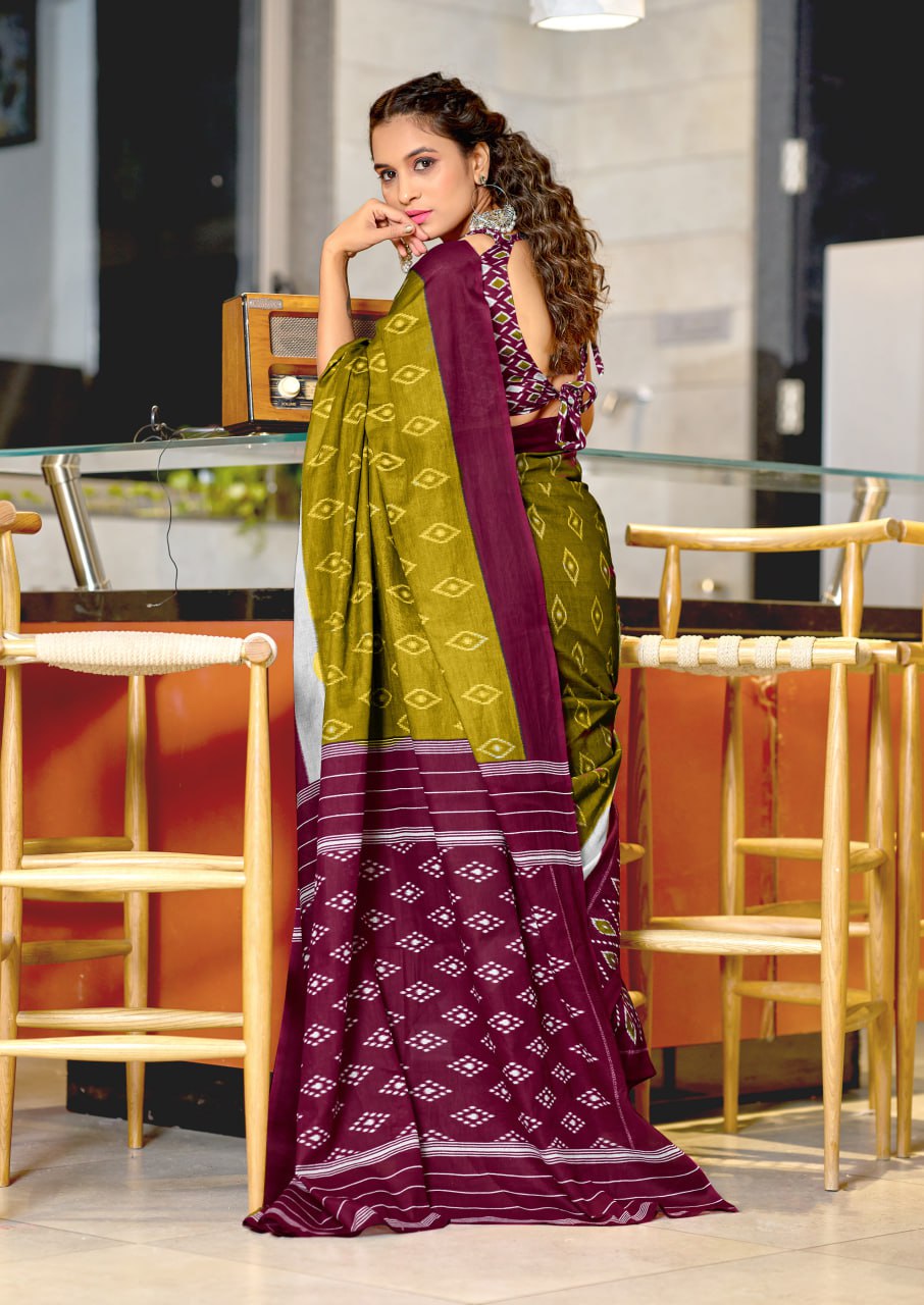 HAND BLOCK PRINT MULMUL COTTON SAREES