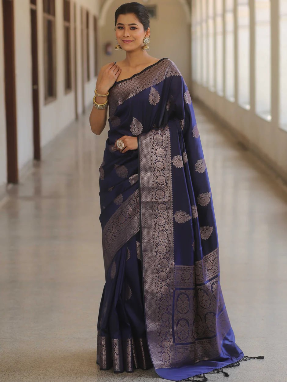 Banarasi Soft Lichi Silk Saree