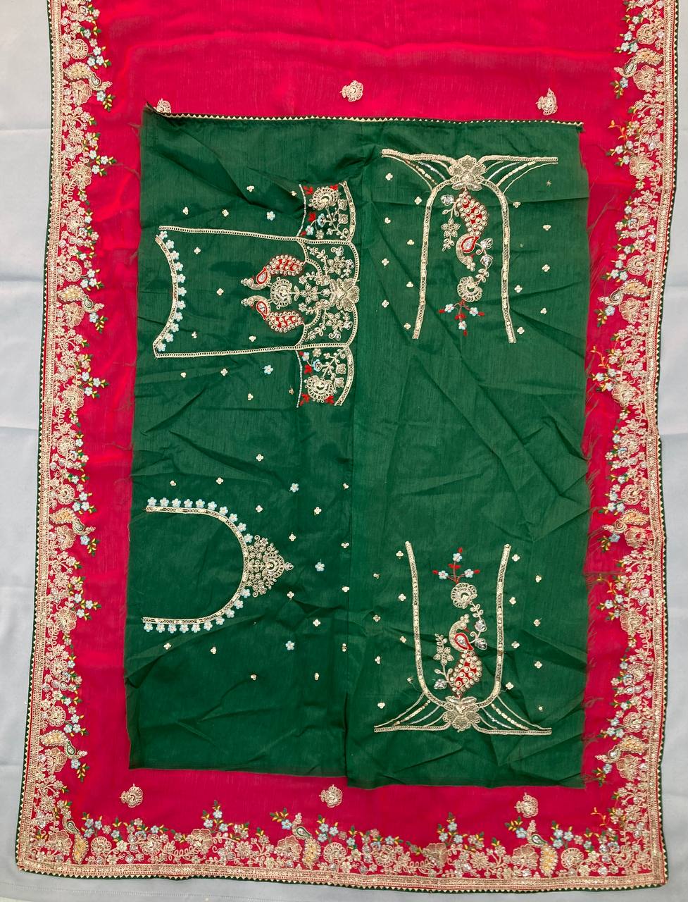 Party Wear Soft Fendy Chiffon silk Saree
