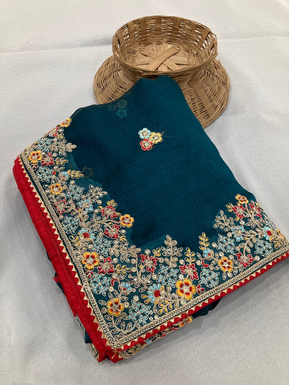 Party Wear Soft Fendy Chiffon silk Saree