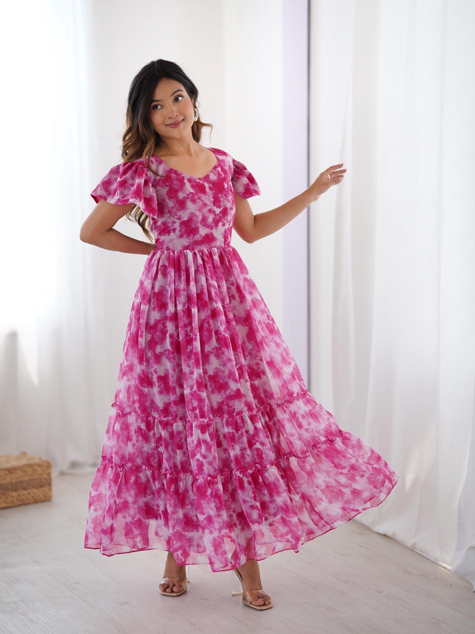 Ethereal Clouds Flairy Kurtis