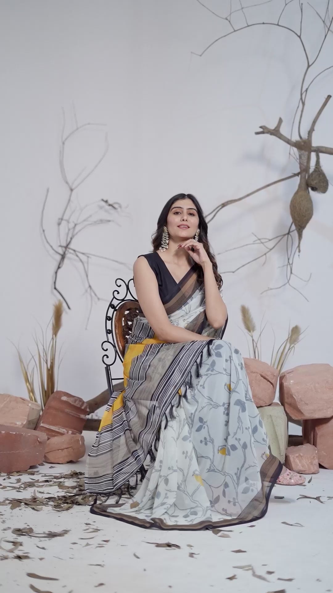 Soft Georgette Lightweight Saree with Delicate