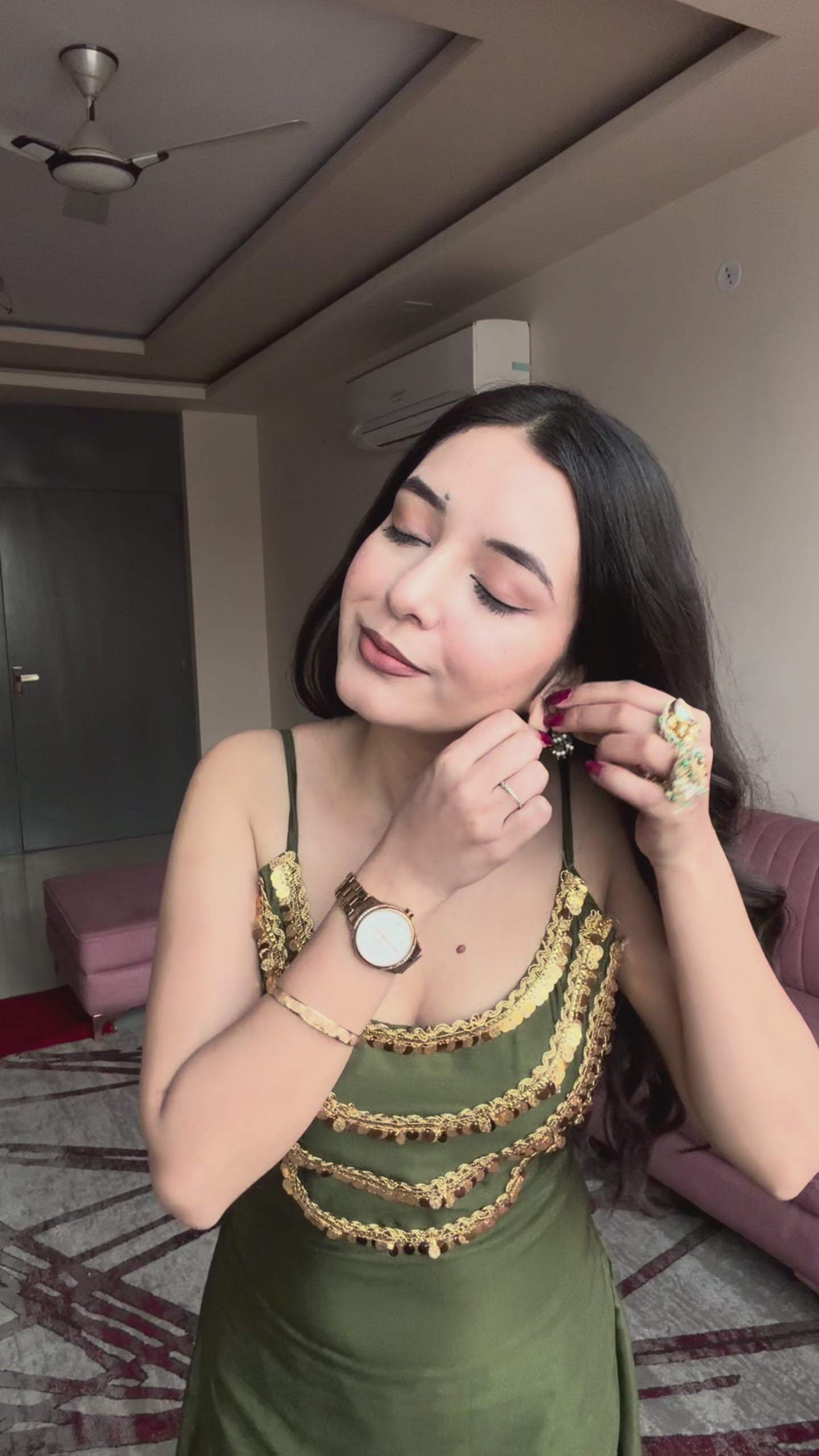 Elegant Embellished Kurta Palazzo Set with Matching Dupatta