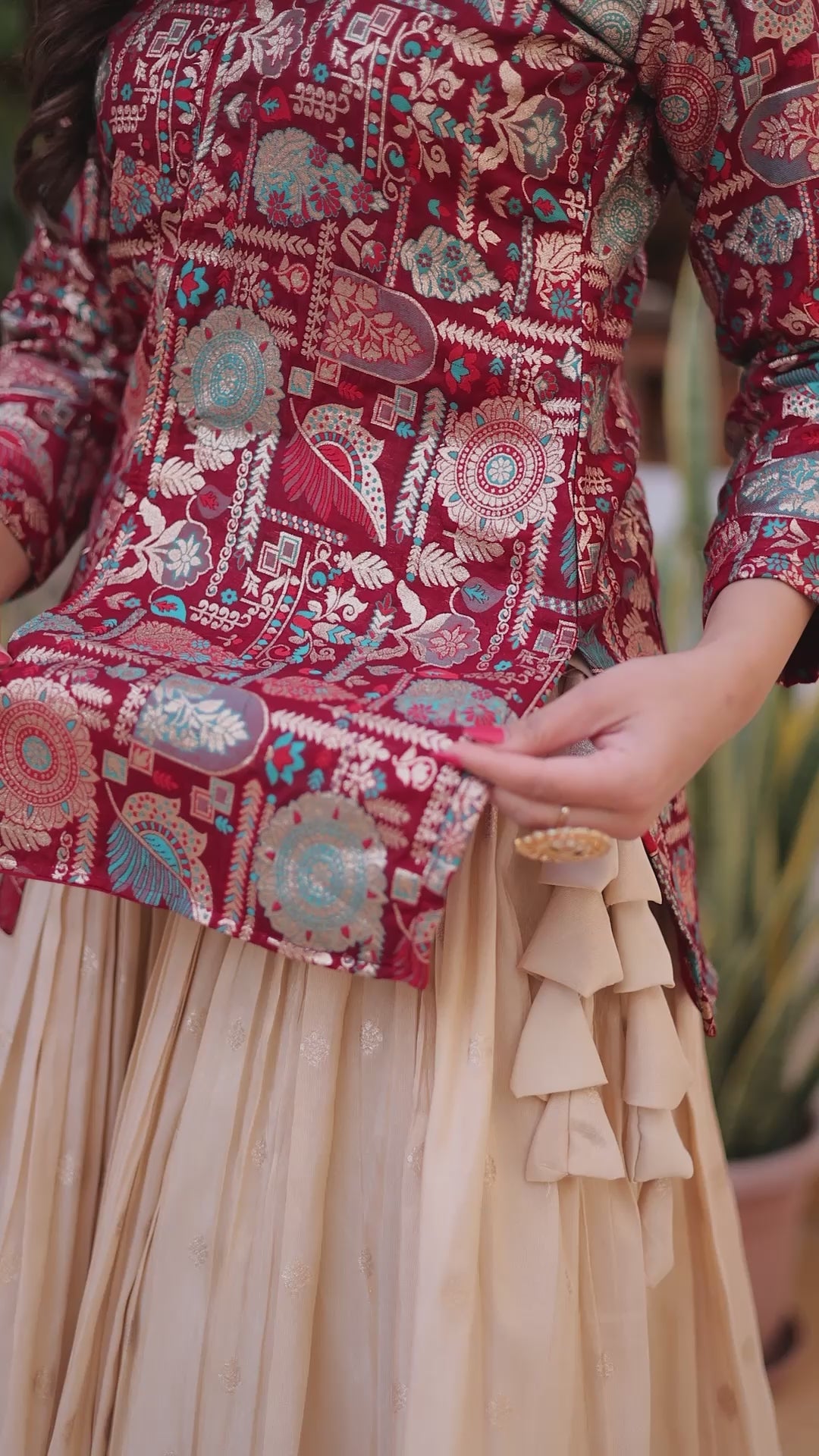 Classic Ethnic Embroidery Lehenga Choli Set