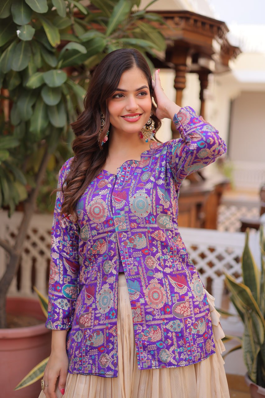 Classic Ethnic Embroidery Lehenga Choli Set